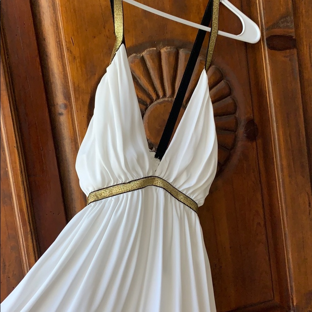 White Boho summer dress
